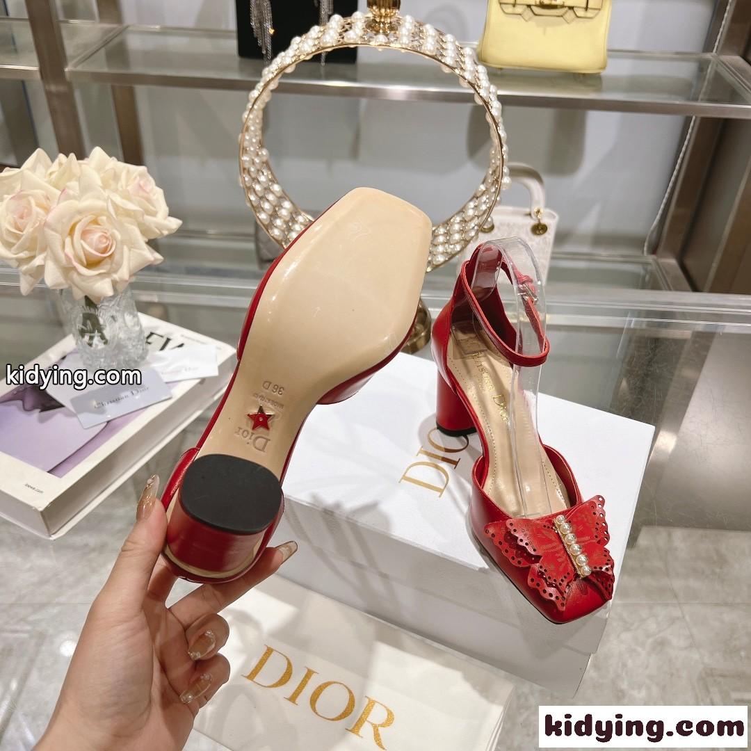 エレガント Dior Tale パンプス クリスチャン・ディオール パンプス コピー レッド-3