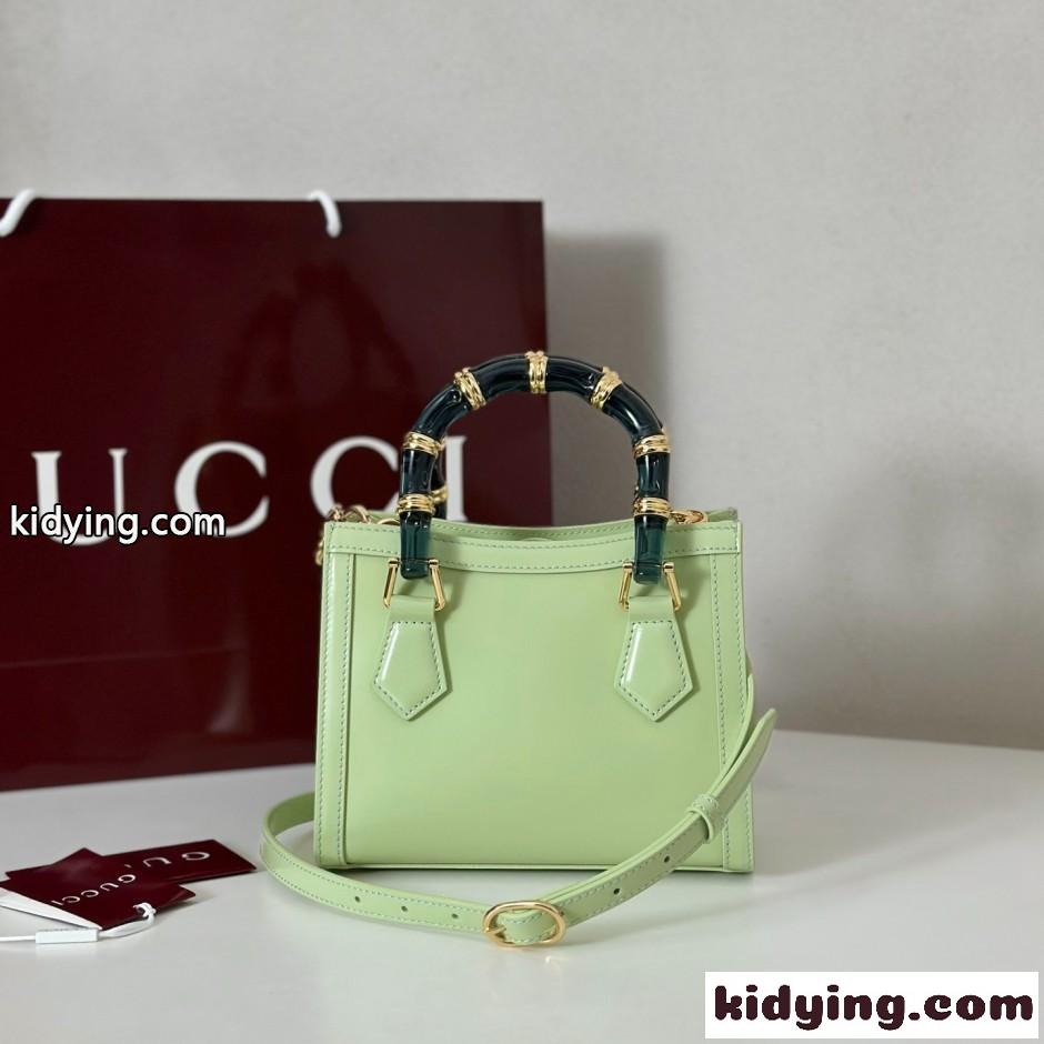 GUCCI ダイアナ スモール トートバッグ グッチ スーパーコピー 832936 ライトグリーン-1