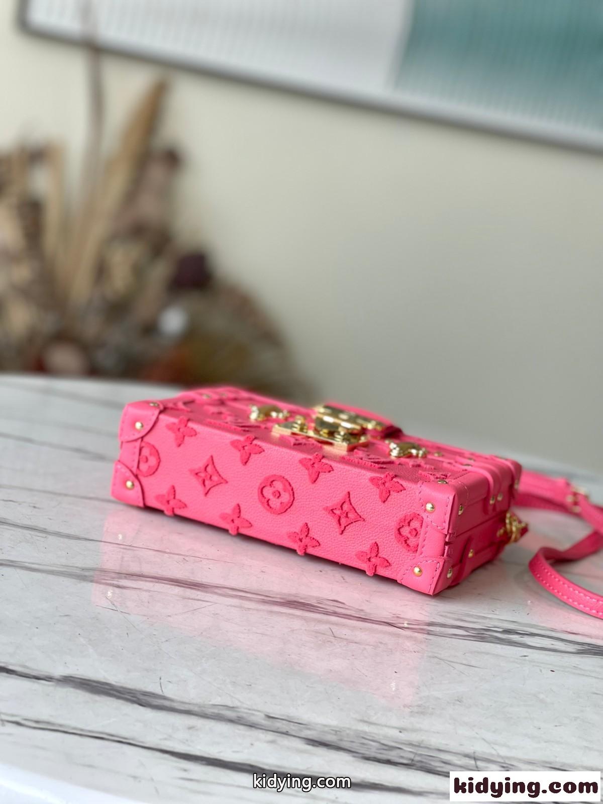 大注目 定番 人気 ピンクモノグラム ルイ・ヴィトン バッグ コピー 斜め掛け ショルダーバッグ 刺繍-3