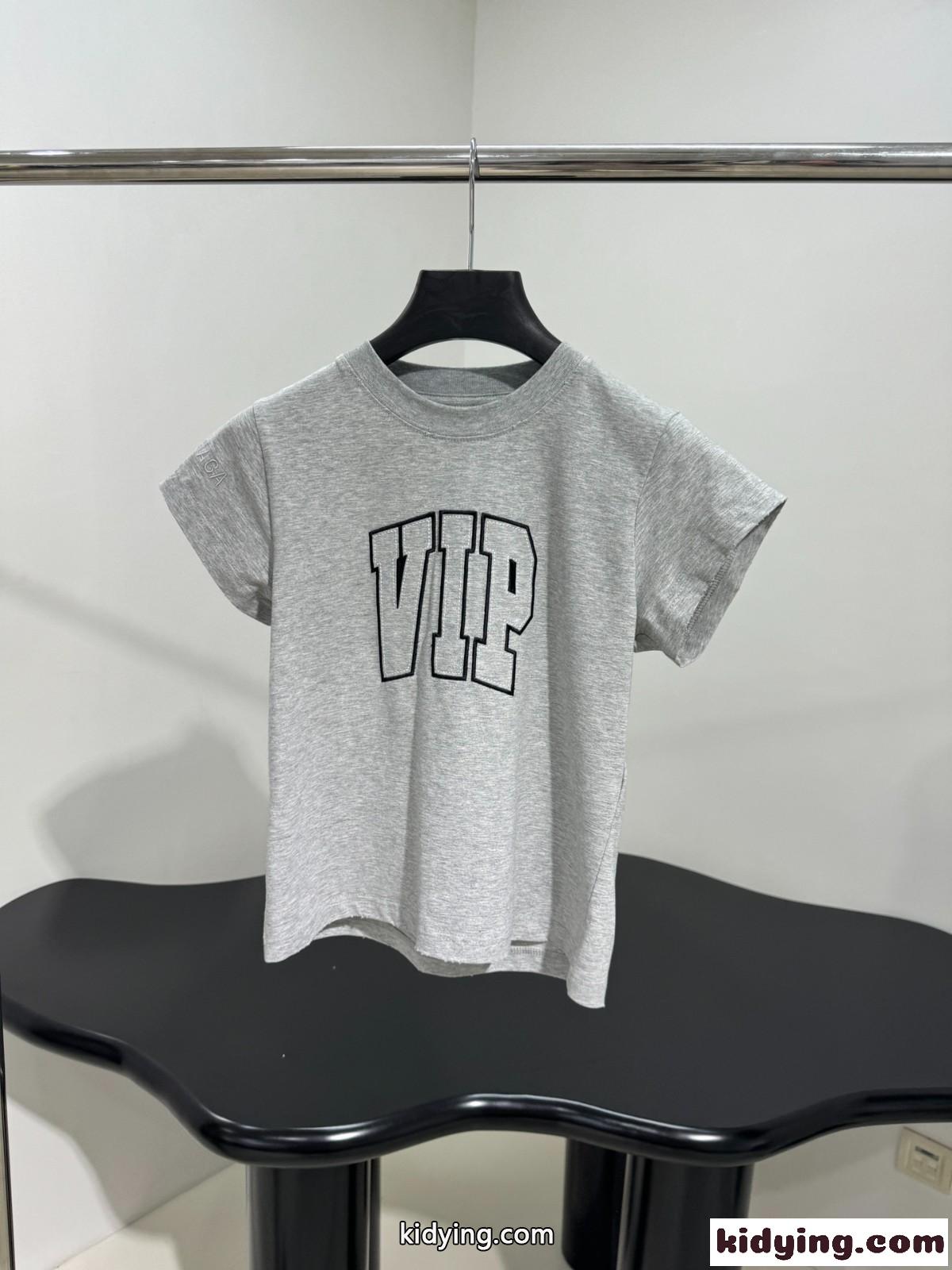 カジュアル フェンミン コンパクト 半袖Tシャツ バレンシアガ Tシャツ コピー グレー-0