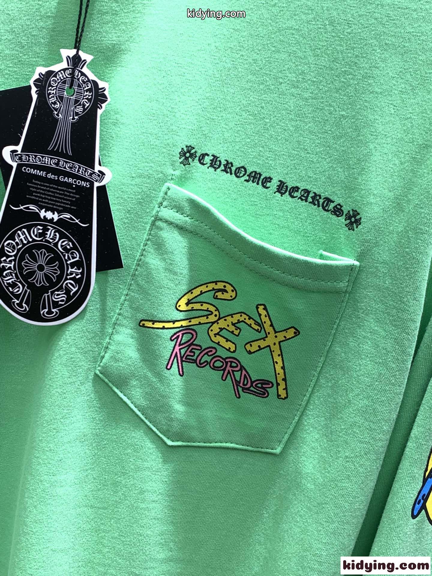 おしゃれ カジュアル プリント 長袖Tシャツ クロムハーツ Tシャツ コピー-1