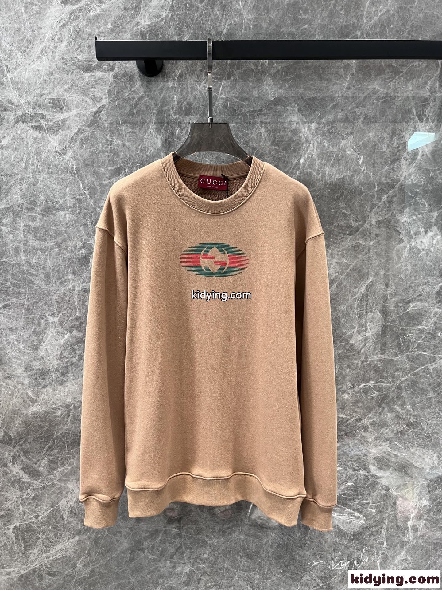 カジュアル ロゴプリント コットン スウェットシャツ グッチ Tシャツ コピー-2