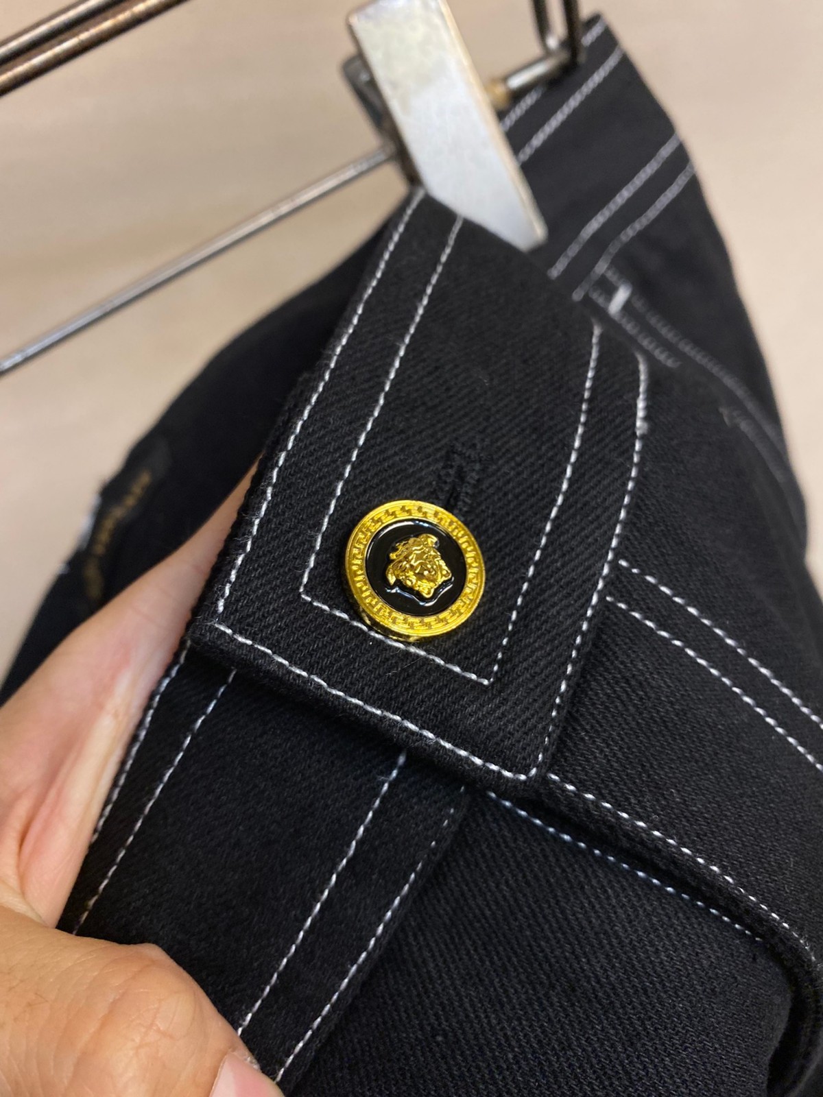 おしゃれ ワイドレッグ パンツ ヴェルサーチェ パンツ コピー-1