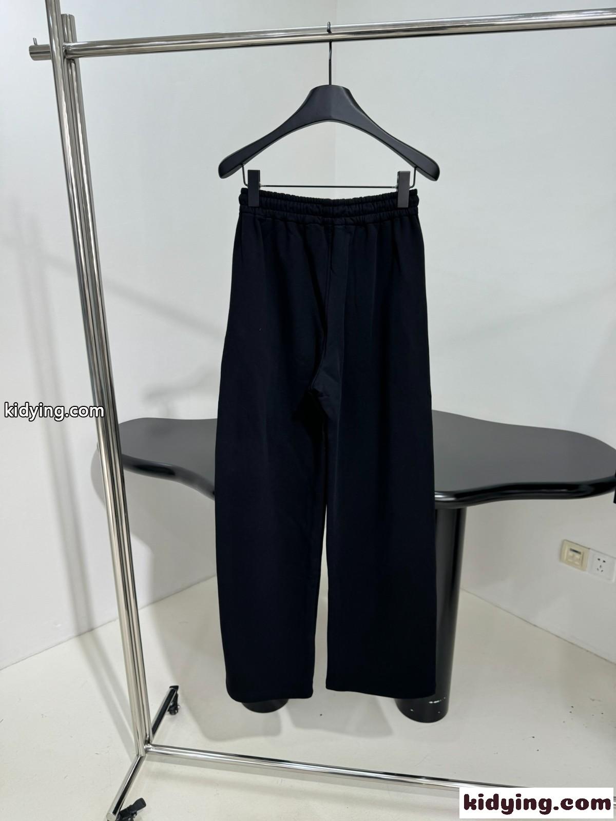 シンプル ユニセックス スウェットパンツ アレキサンダーワング パンツ 偽物 ブラック-1