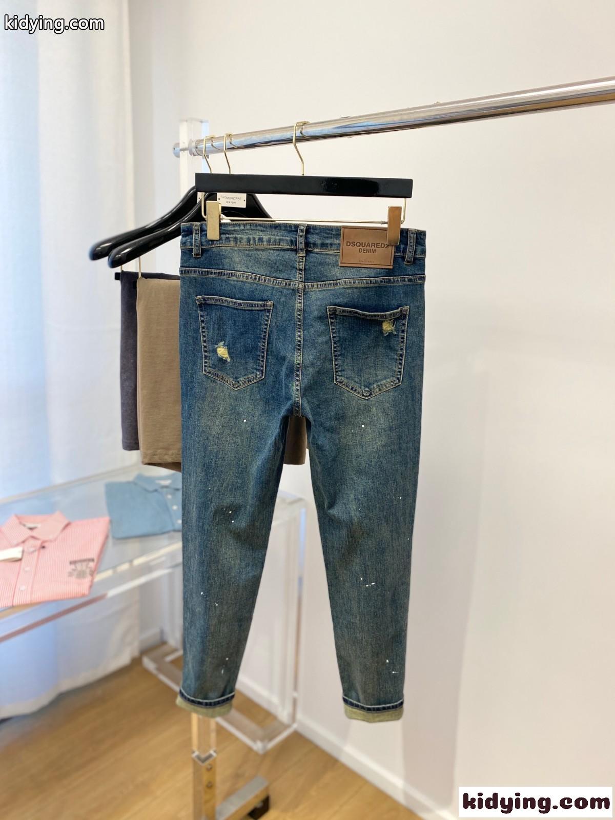 カジュアル ディースクエアード ジーンズ コピー 合わせやすい デニムパンツ メンズ-4