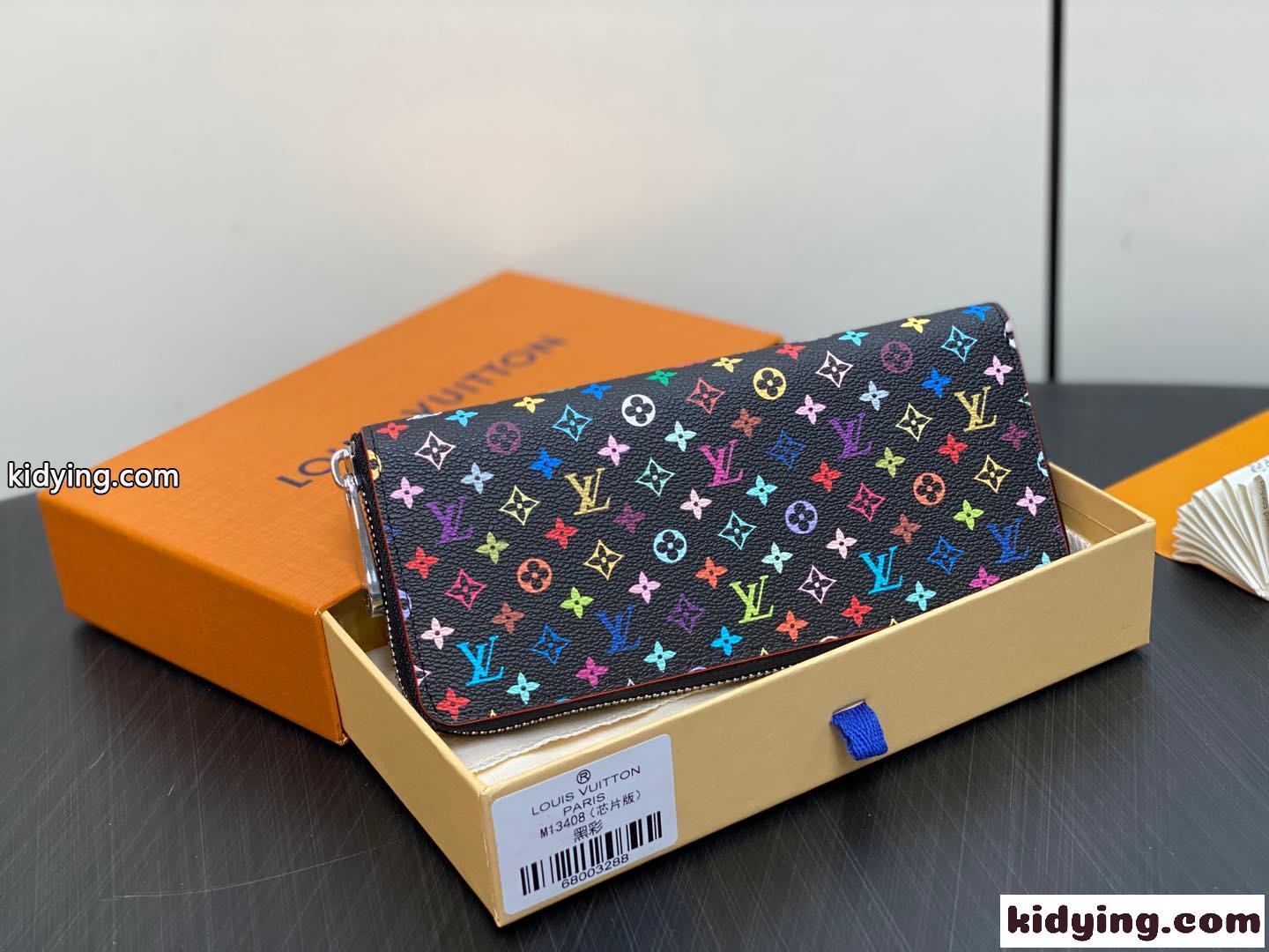 M13408 LV × TM ポルトフォイユ・クレマンス ルイヴィトン 財布 スーパーコピー ブラック-1