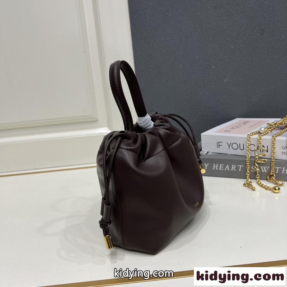 クロエ バッグ コピー チェーン付き CHLOÉ ICONSショルダーバッグ ダークブラウン-2