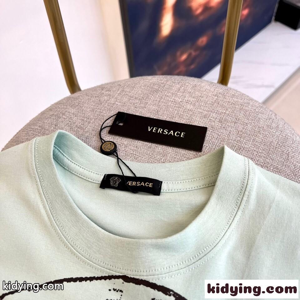 注目される ラ マスケラ Tシャツ ヴェルサーチェ Tシャツ コピー 半袖 トップス-0