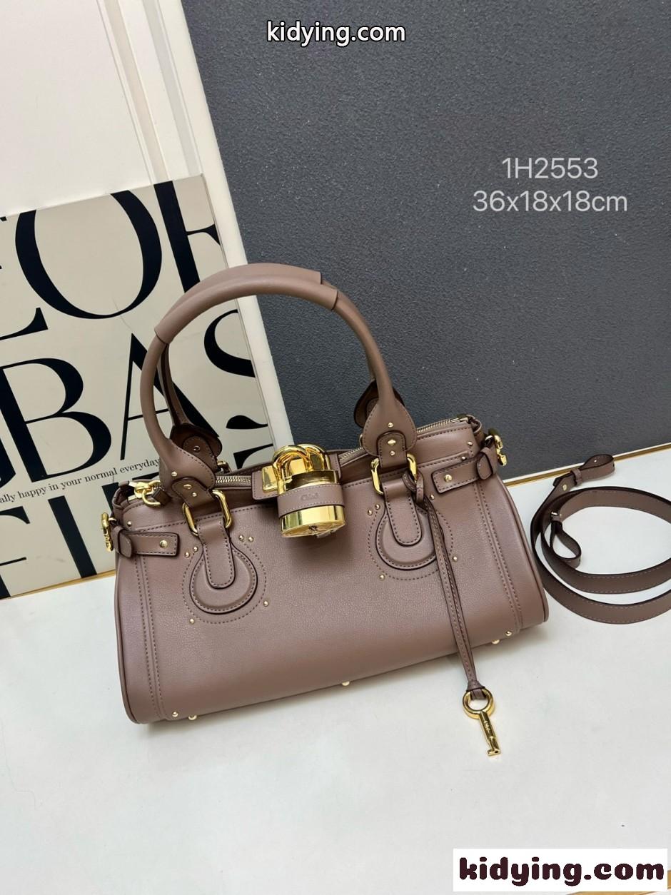 CHLOE PADDINGTONバッグ スーパーコピー クロエ グレインレザー レディースバック-0
