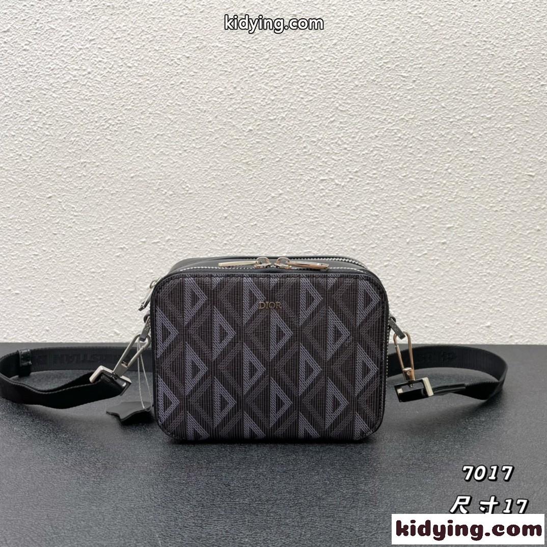 クリスチャン・ディオール バッグ コピー 大人気!! DIOR CD Diamond キャンバス メッセンジャーポーチ 斜め掛け-1