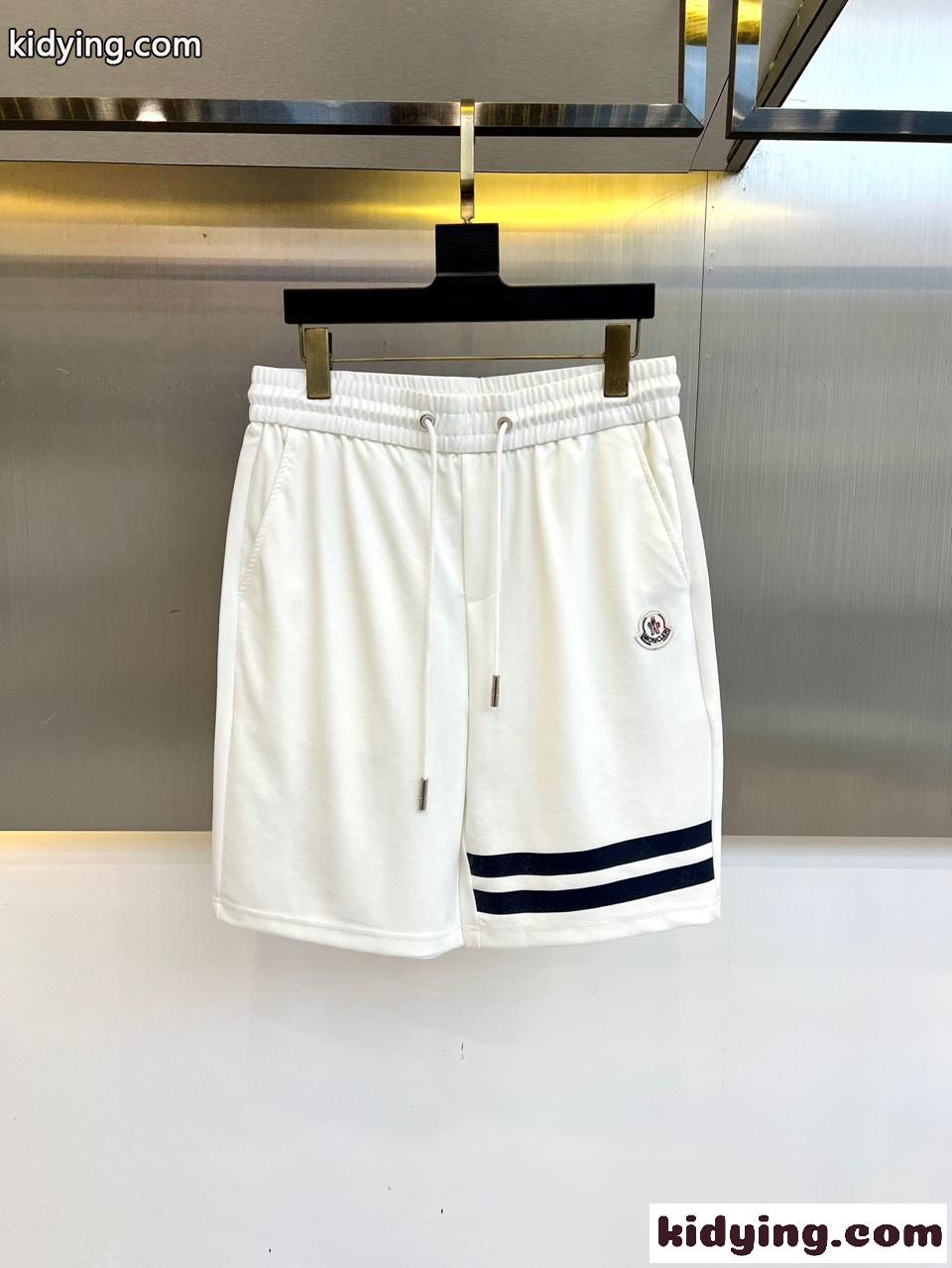 カジュアル 合わせやすい ショートパンツ モンクレール パンツ コピー ホワイト-1