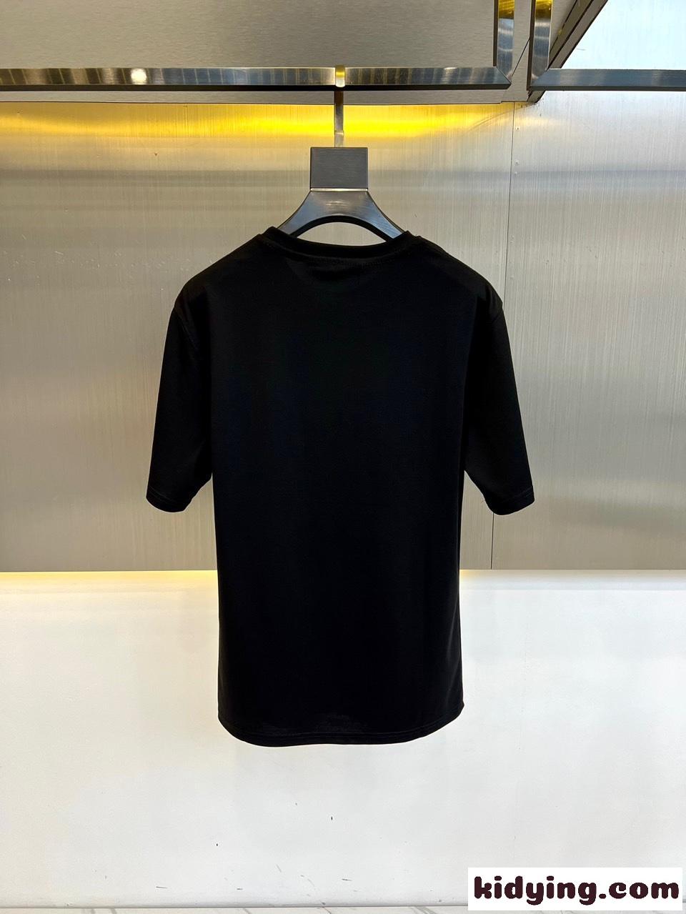 ジバンシィ Tシャツ コピー 定番 カジュアル ロゴ入り 半袖Tシャツ ブラック-3