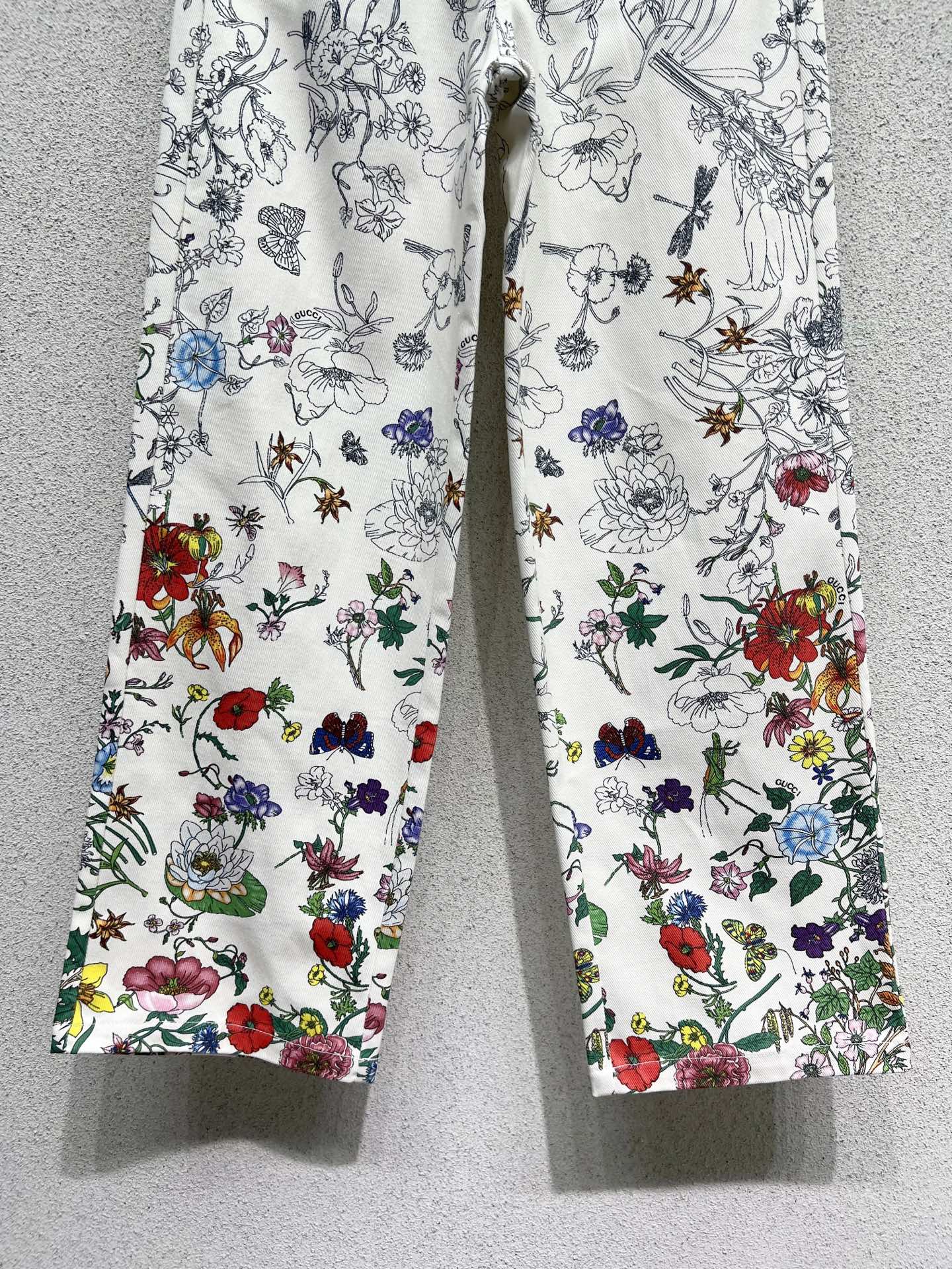 注目される プリント デニムパンツ グッチ ジーンズ コピー レディース-2