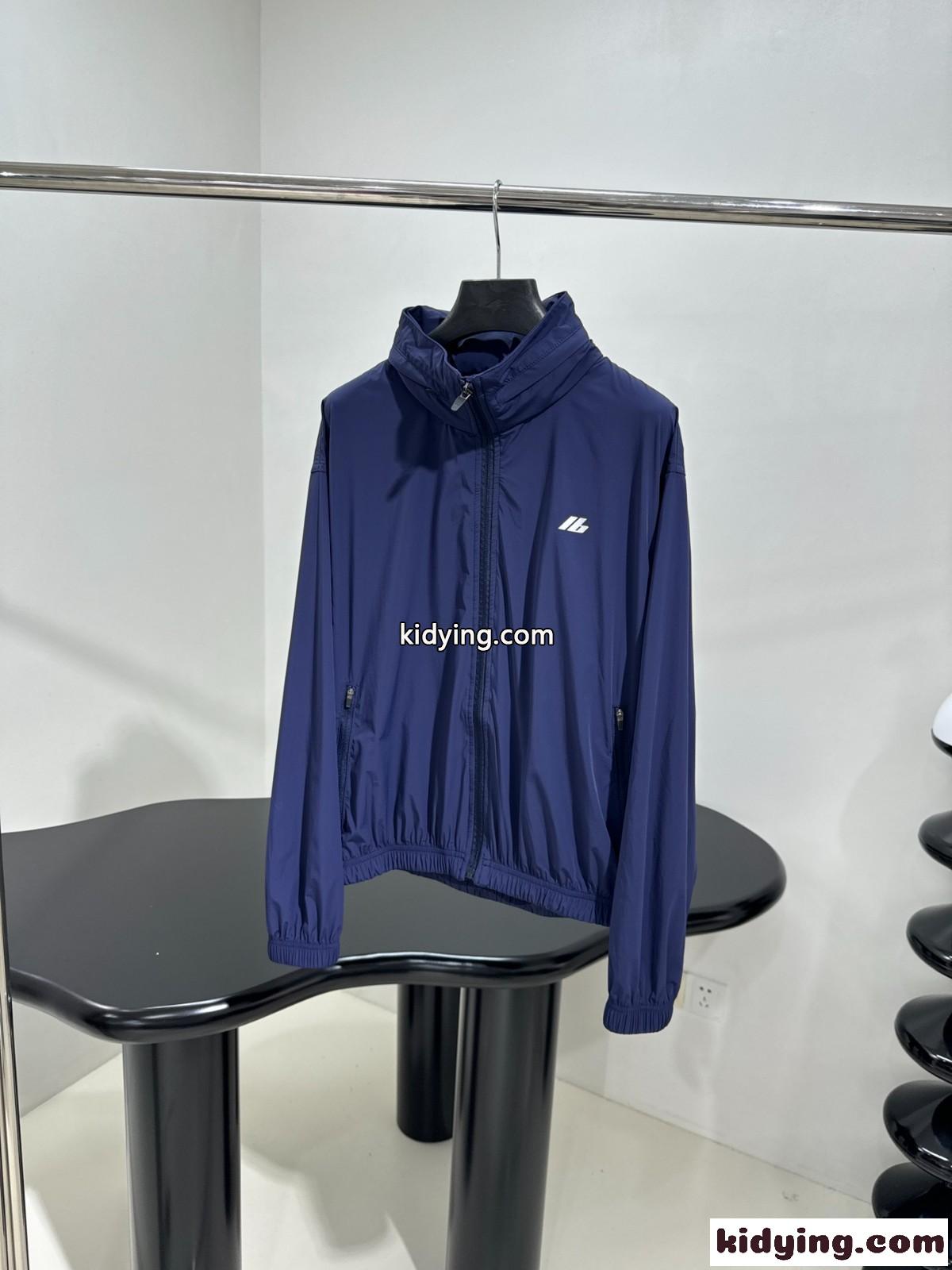 Shrunk Activewear ウィンドブレーカー バレンシアガ ジャケット コピー ブルー-2