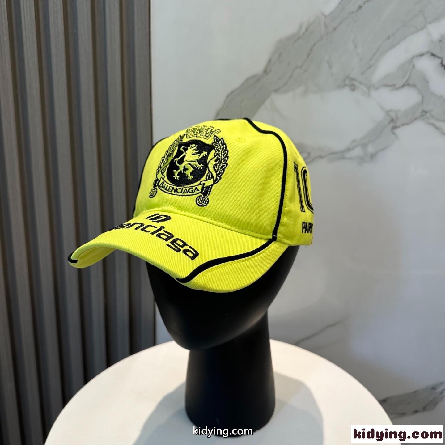 注目される 人気 刺繍入り サッカーキャップ バレンシアガ キャップ コピー グリーン-0