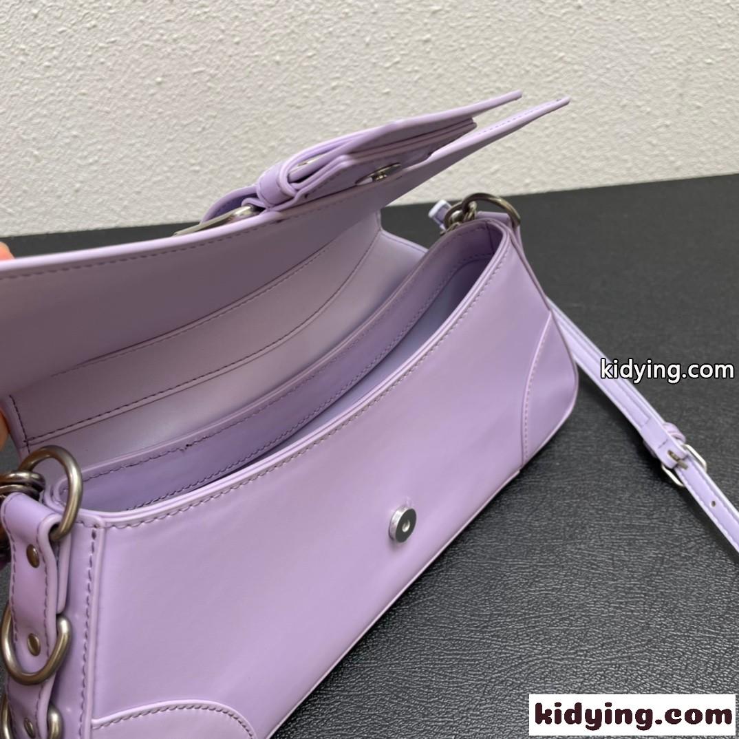 上品 おしゃれ LINDSAY スモール ショルダーバッグ バレンシアガ バック コピー チェーンバッグ パープル-4