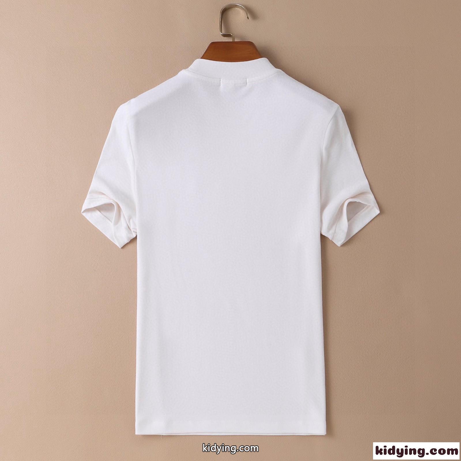 スウェード カジュアル プリント サイズ豊富 フェンディ 半袖tシャツ コピー 合わせやすい ホワイト ブラック-4