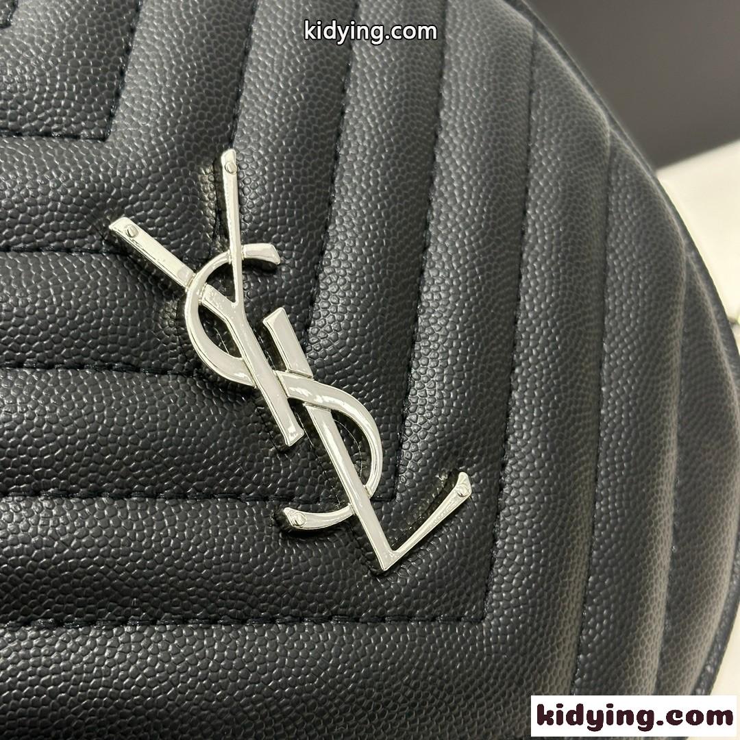 YSL ヴィニル ラウンド ショルダーバッグ イヴ・サンローラン バッグ コピー-4
