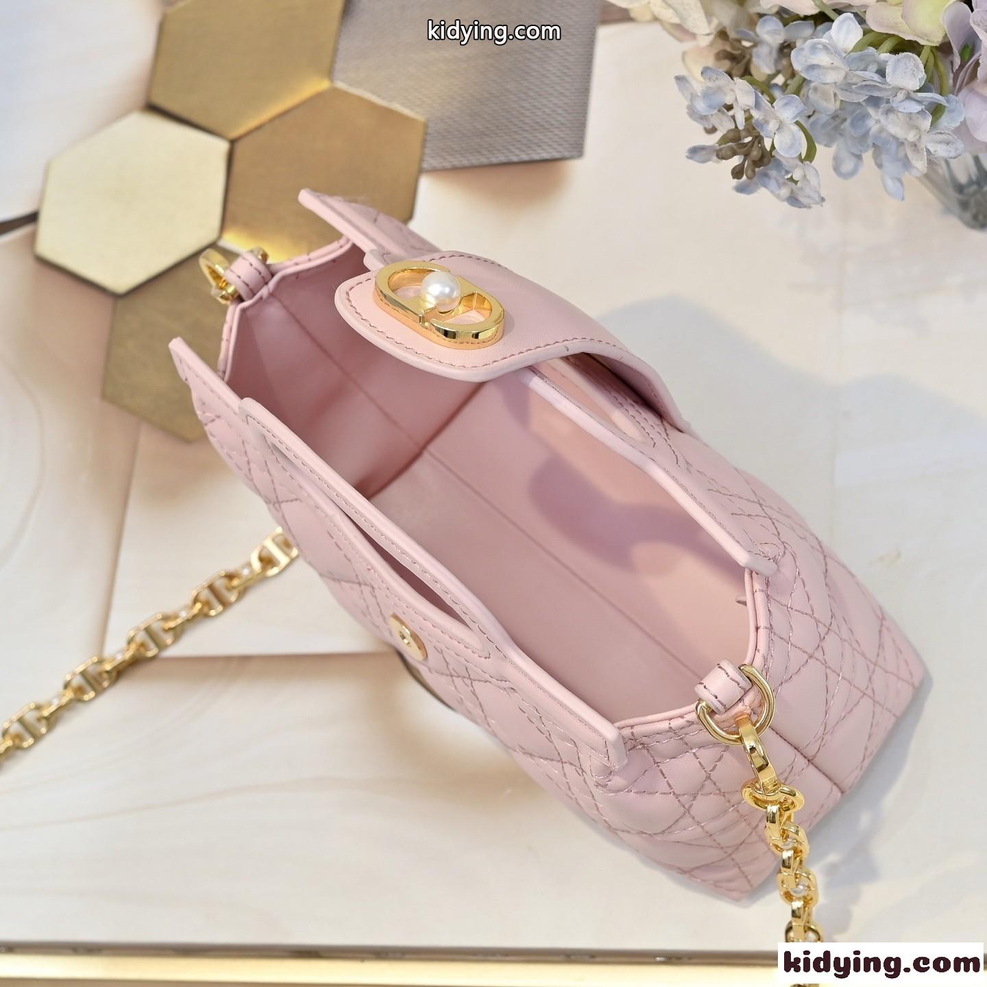 Dior Jolie トップハンドル ミニバッグ クリスチャン・ディオール バッグ コピー ピンク-5