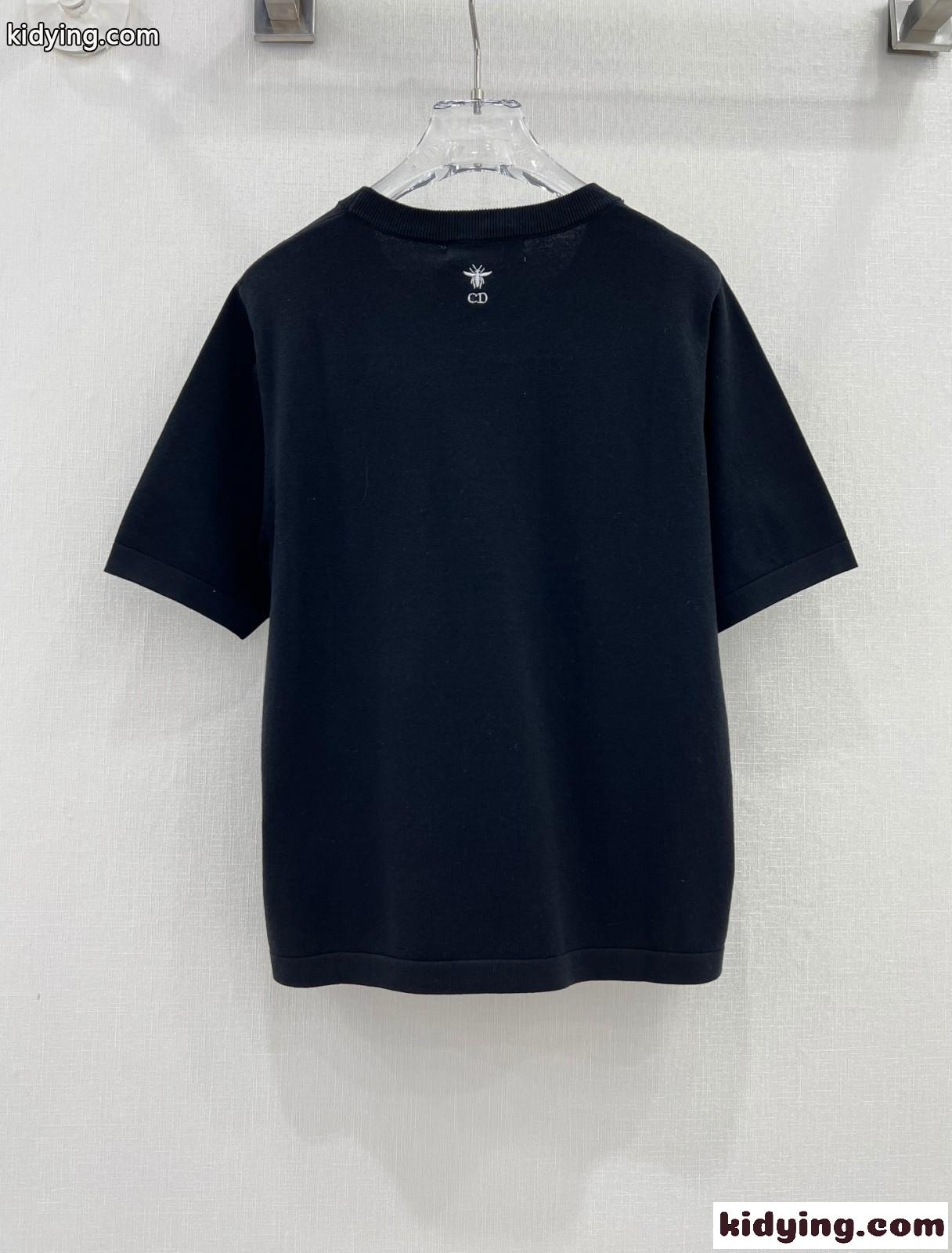 クリスチャン・ディオール Tシャツ コピー Indian Animals Tiger テンセル ジャージー 半袖Tシャツ-3