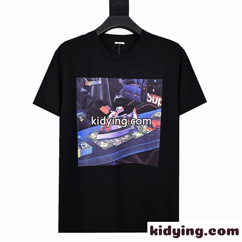 おしゃれ カジュアル 人気 シュプリーム tシャツ コピー コットン 着心地いい プリント クルーネック定番 春夏 トップス-2