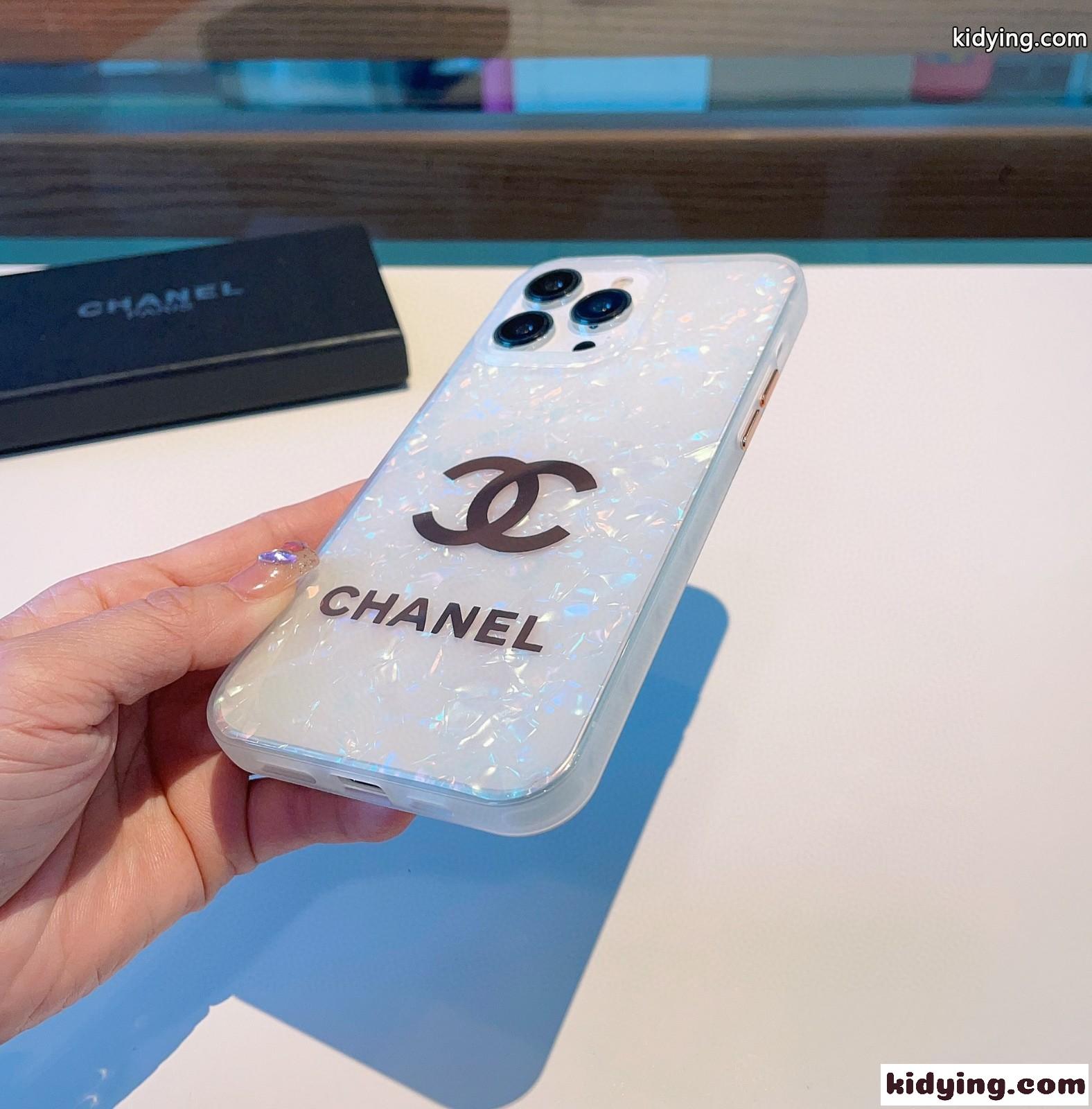 可愛い おしゃれ iPhone 14 ケース シャネル アイフォンケース コピー シェル風 スマホケース-2
