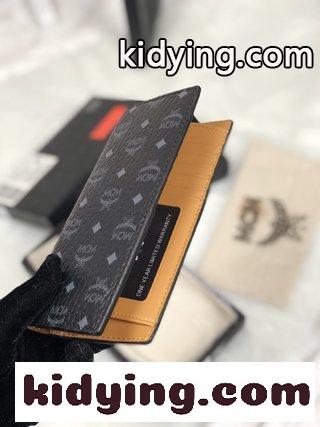 エムシーエム 財布 メンズ コピー  内部に複数のカードを設置して 大きな紙幣の仕切りを設けています-0