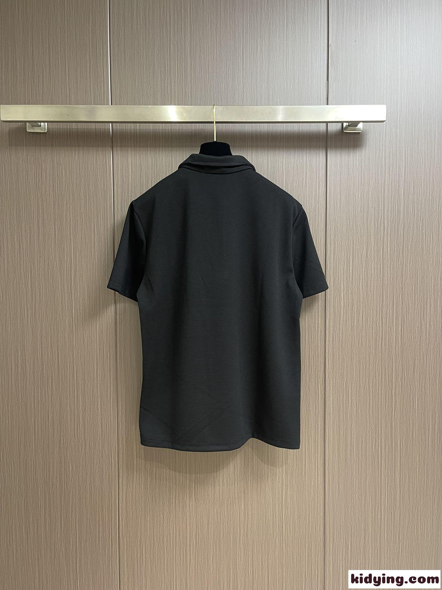 洗練された ハーフジップ ポロシャツ プラダ Tシャツ コピー 半袖 トップス-2