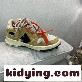 ​OFF-WHITE Virgil Ablo 2021早期新型シューズOff- whiteブランドは80年代のテニスシューズをヒントにデザインされた新しいスポーツレジャーシューズを発表した-2
