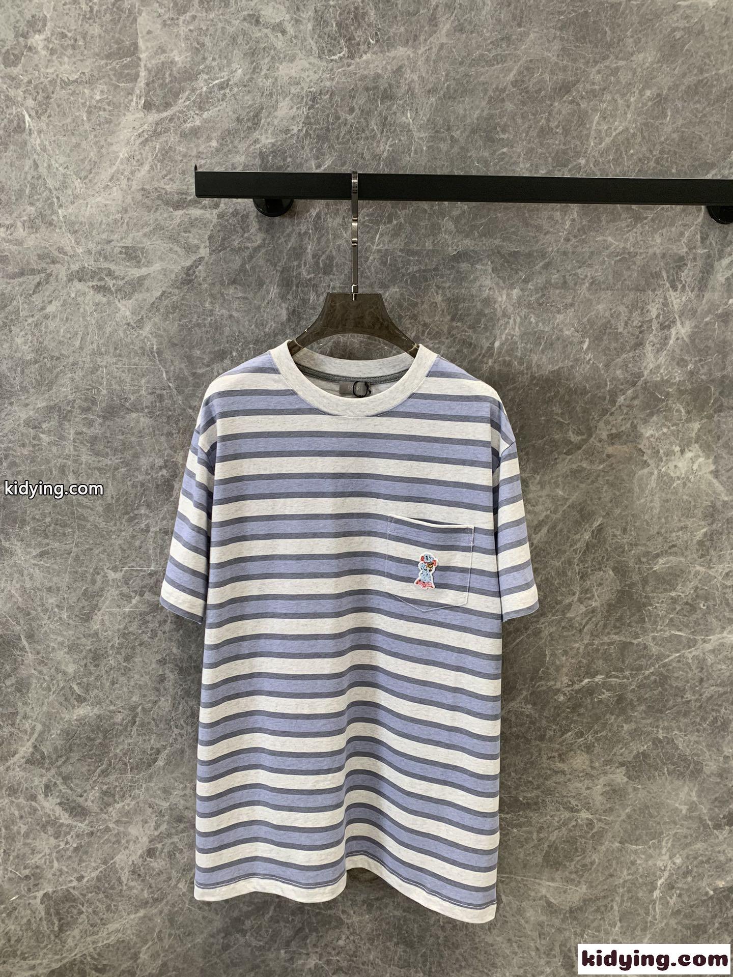 オーバーサイズ ユニセックス 半袖Tシャツ クリスチャン・ディオール Tシャツ コピー-2