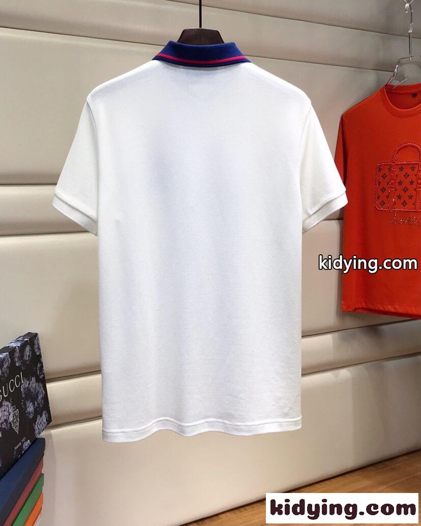 人気 キャット 刺繍入り コットン ポロシャツ グッチ Tシャツ コピー メンズ-3