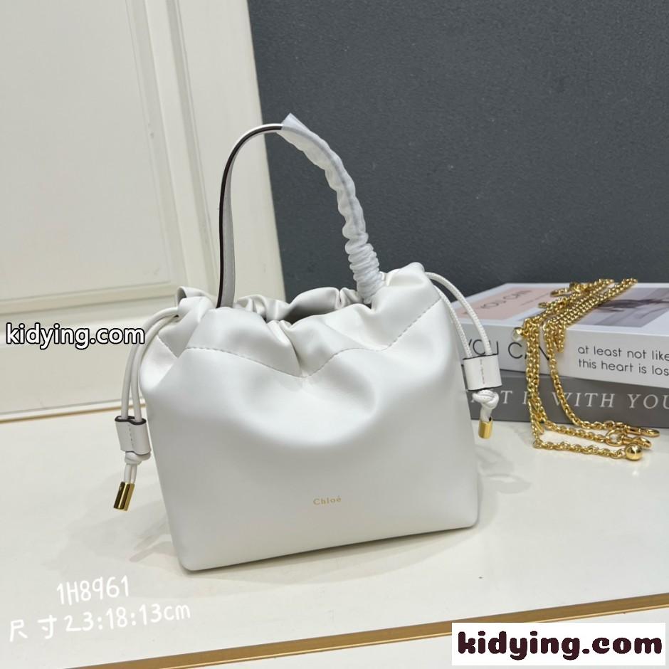 洗練された クロエ バッグ コピー チェーン付き CHLOÉ ICONSショルダーバッグ ホワイト-2