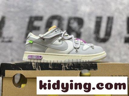 Off-White大手メーカー純正原品木型原紙版原データ開発 超ソフトヘッド層皮革+綿実登山用縛り紐 オフホワイト シューズ 新品 コピー-2