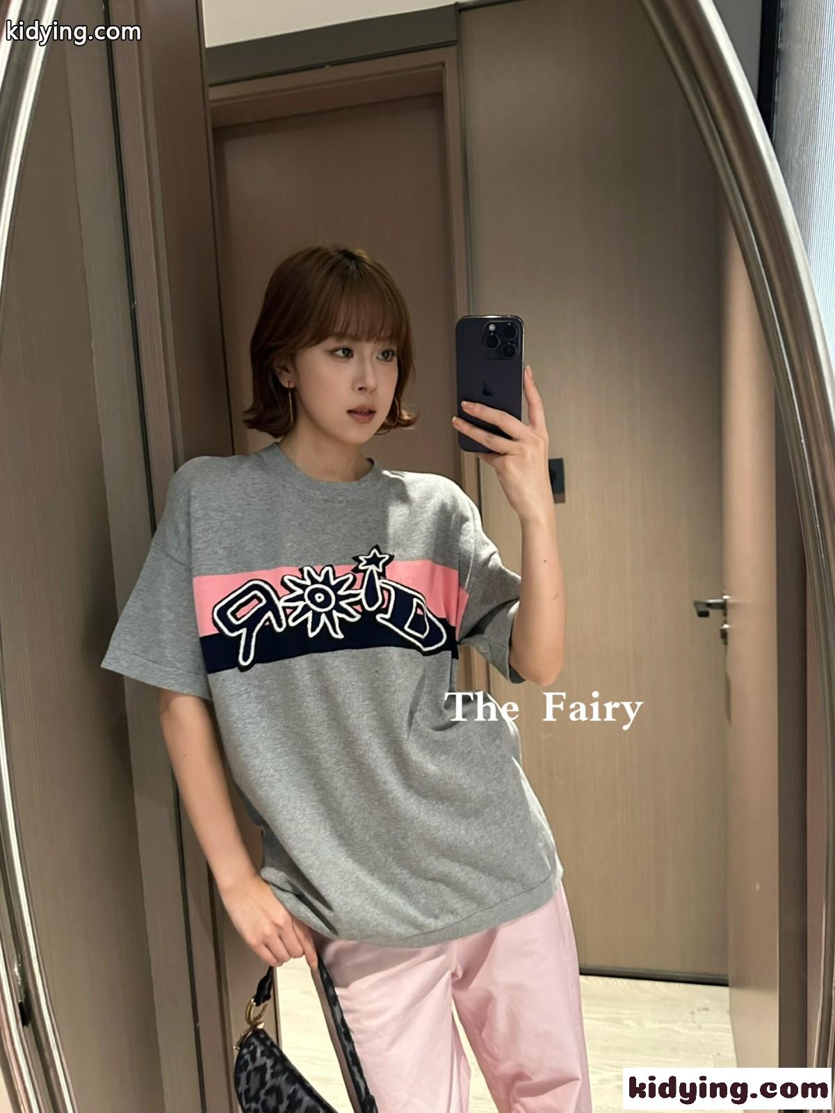 大人カジュアルクルーネック半袖Tシャツ クリスチャン・ディオール Tシャツ コピー グレー-4