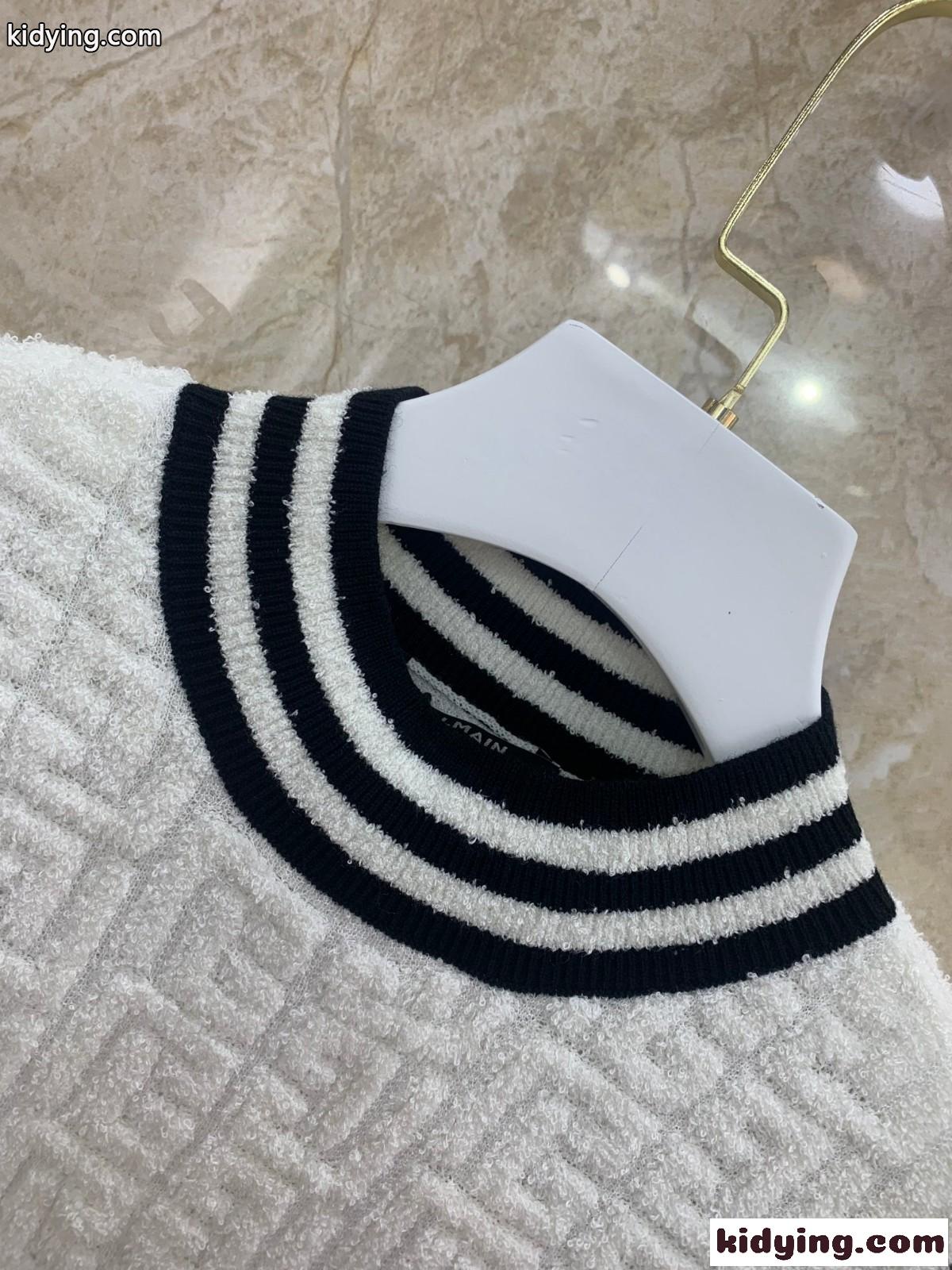 Balmain モノグラム ブークレットニットトップス バルマン ニット コピー レディース-1
