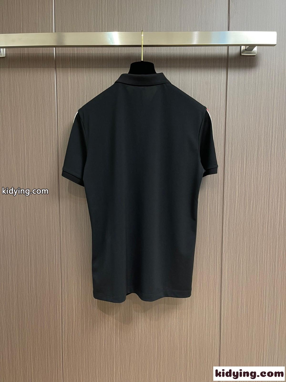 袖ロゴ入り コットンピケ ポロシャツ モンクレール Tシャツ コピー 半袖 トップス-2