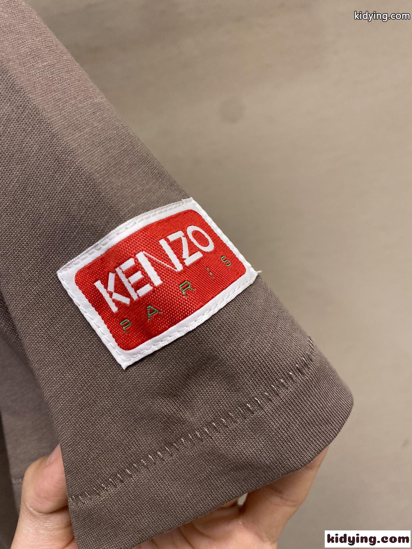 おしゃれ 定番 クルーネック コットン 半袖Tシャツ ケンゾー Tシャツ コピー ユニセックス-3