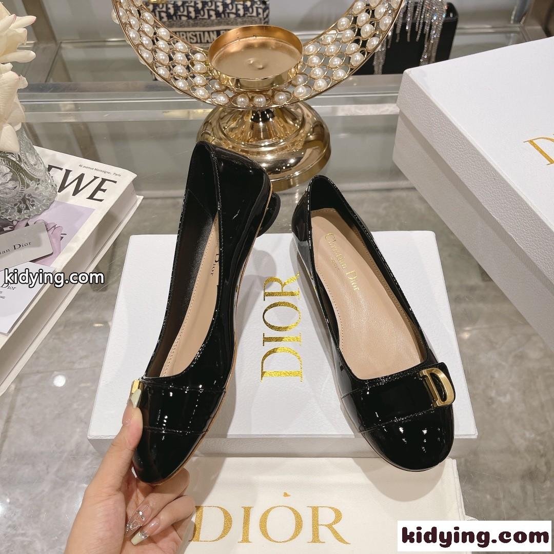C’EST DIOR バレエフラット クリスチャン・ディオール シューズ コピー ブラック-3