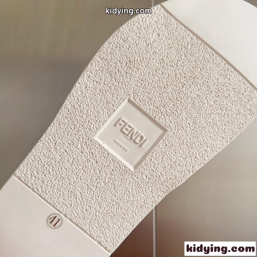 春夏 定番 FENDI ROMA スライド フェンディ サンダル スーパーコピー ホワイト-4