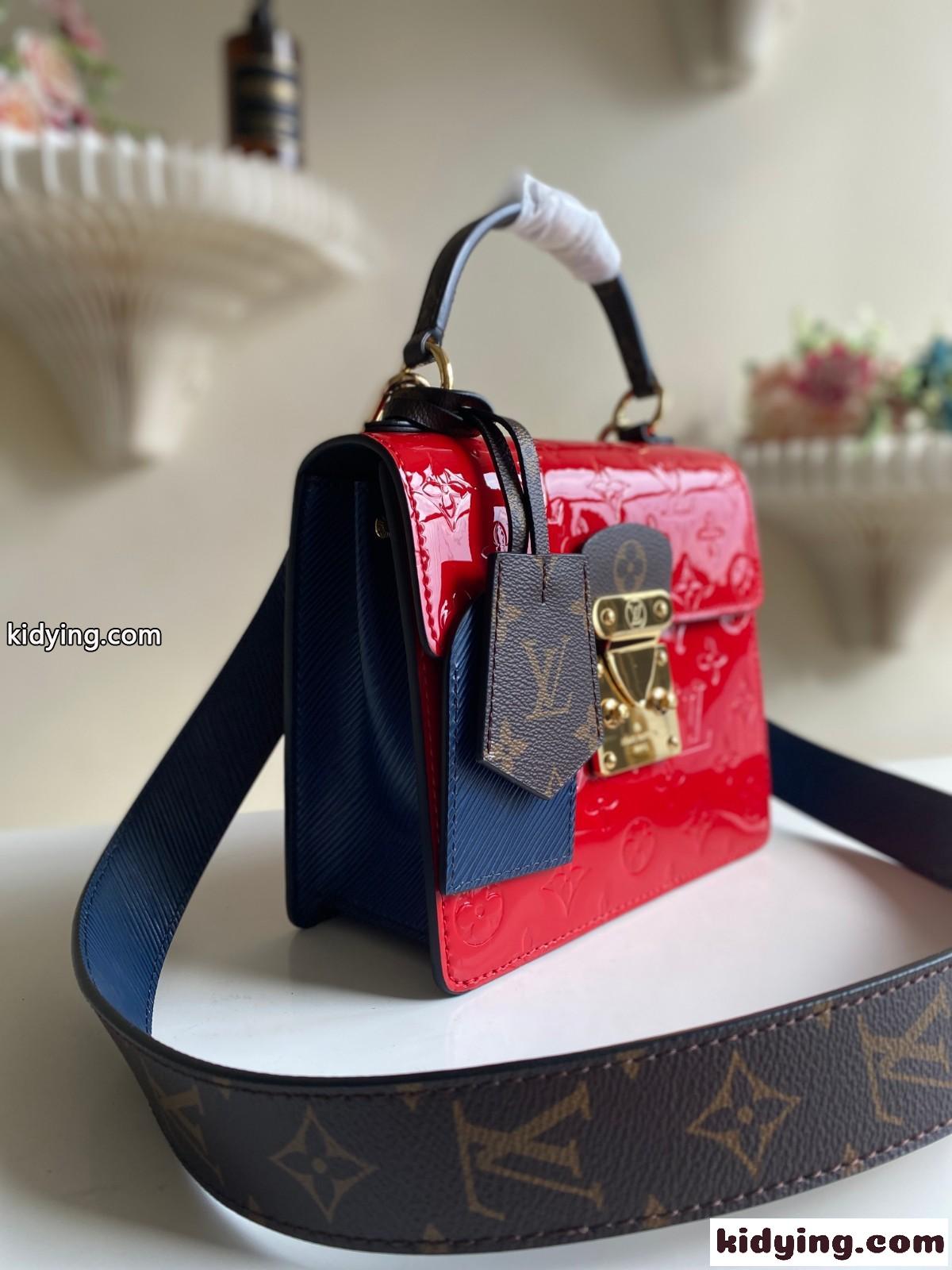 LOUIS VUITTON ルイヴィトン M90376 ヴェルニ スプリングストリート PM スーパーコピー レッド-4