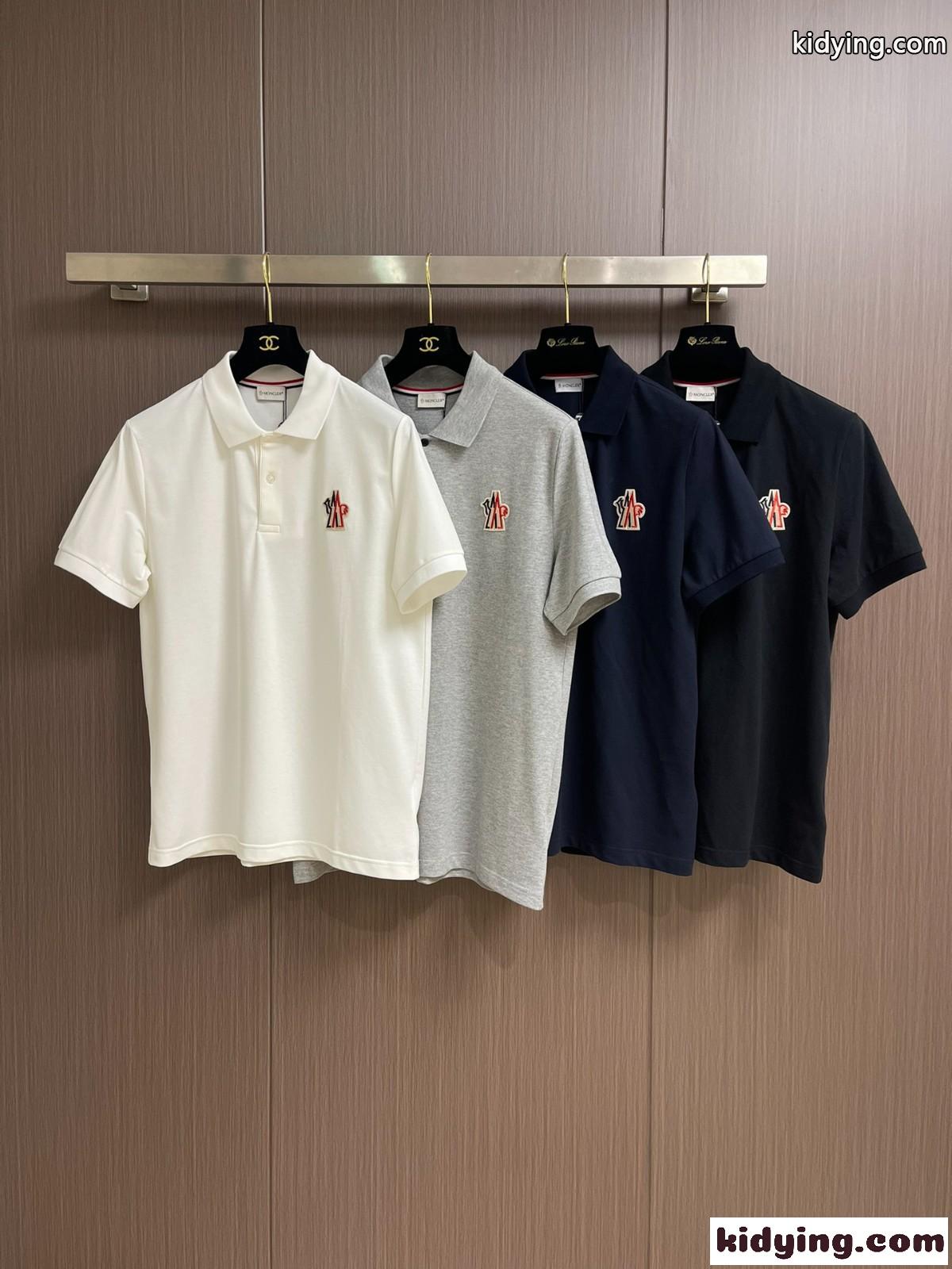 4色展開 カジュアル 定番 モンクレール Tシャツ スーパーコピー 半袖ポロシャツ-0