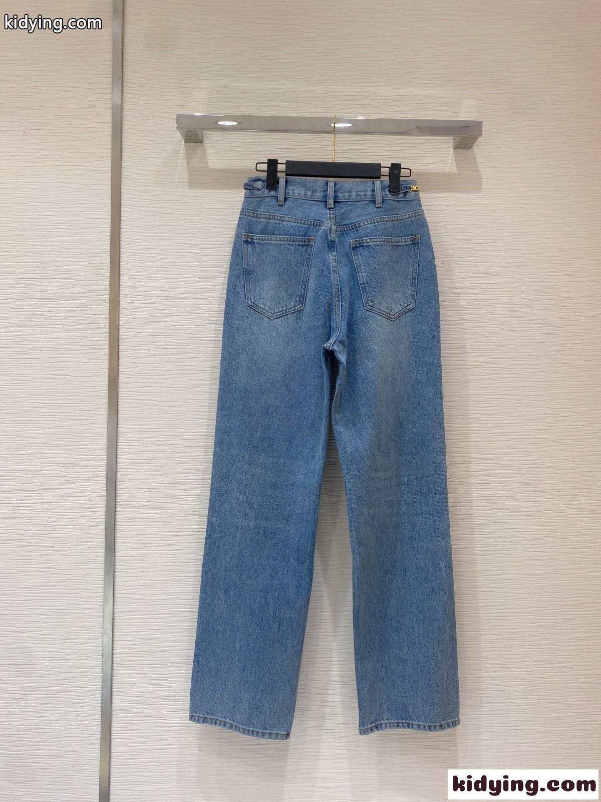 定番 おしゃれ 合わせやすい セリーヌ ジーンズ コピー レディース デニムパンツ-2