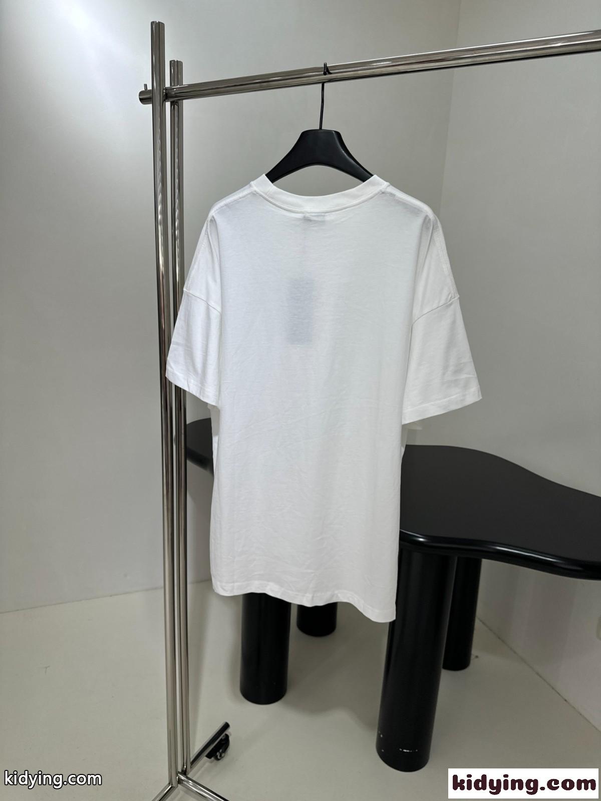 人気 ユニセックス 半袖Tシャツ クリスチャン・ディオール Tシャツ コピー ホワイト-1