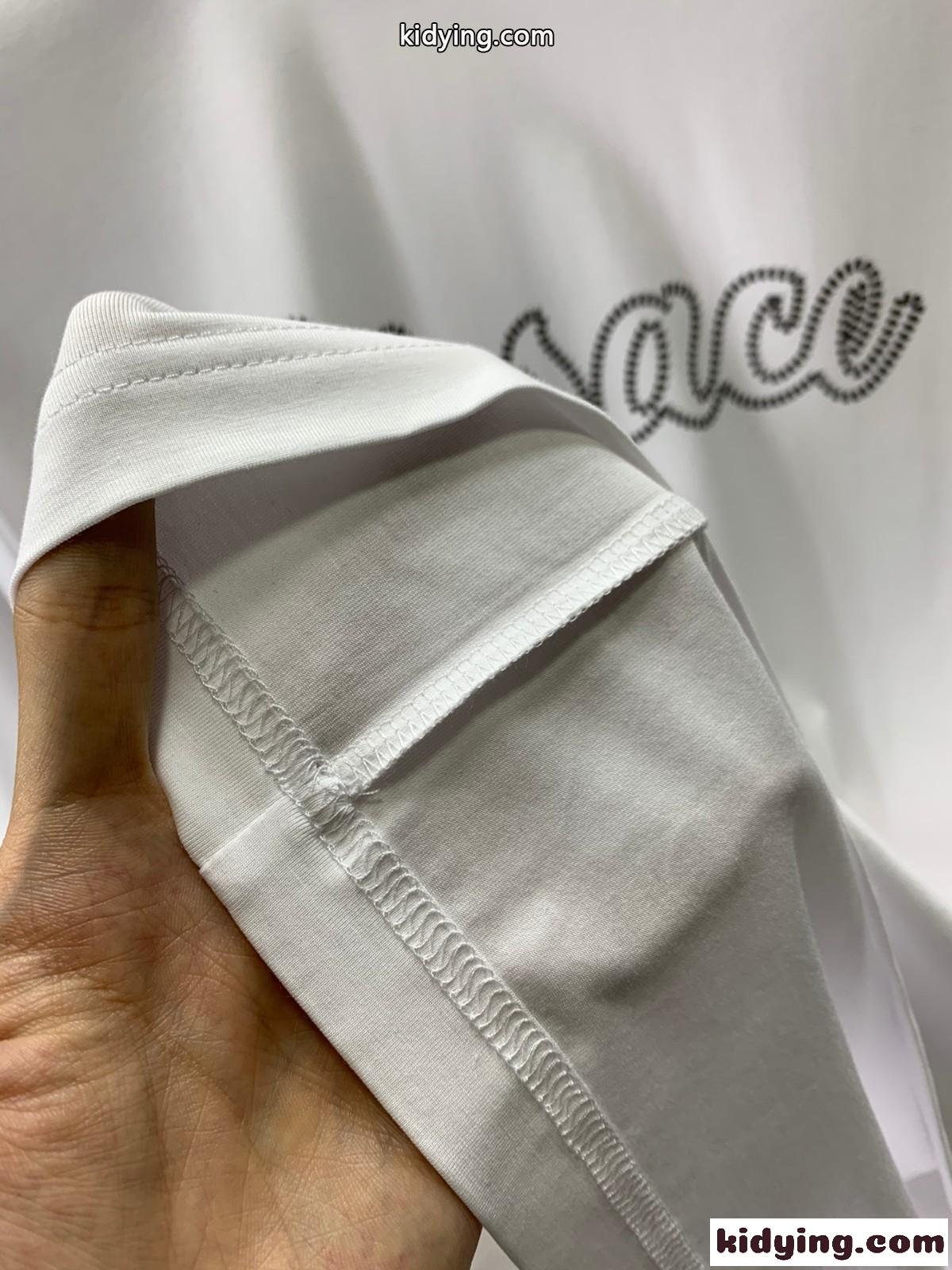 バーシティー ロゴ Tシャツ 半袖 トップス ヴェルサーチェ Tシャツ コピー-4