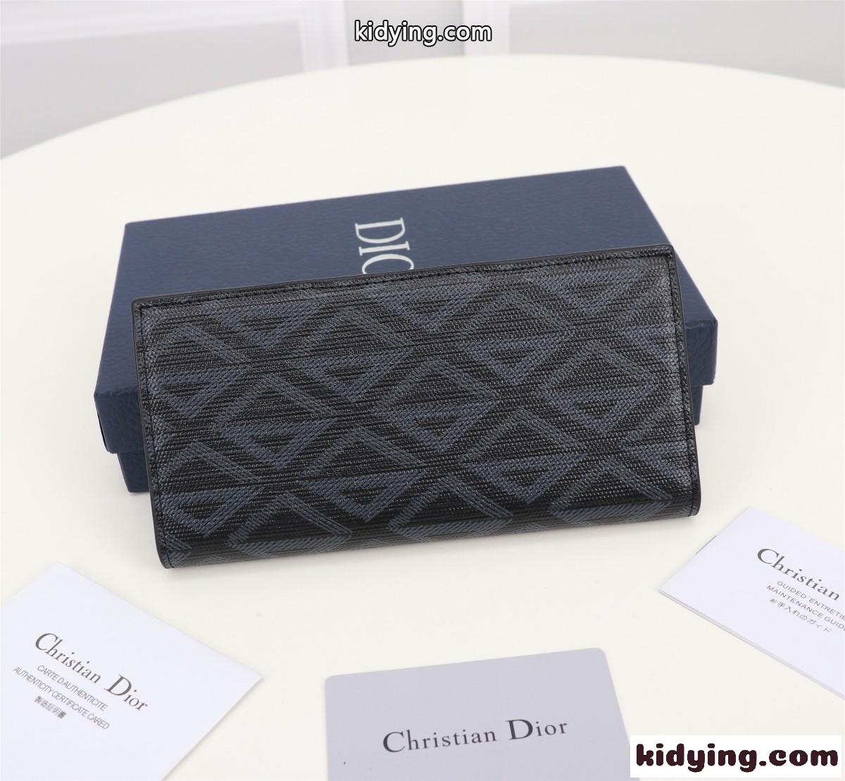 バーティカル ロングウォレット クリスチャン・ディオール 財布 コピー CD Diamond キャンバス-1