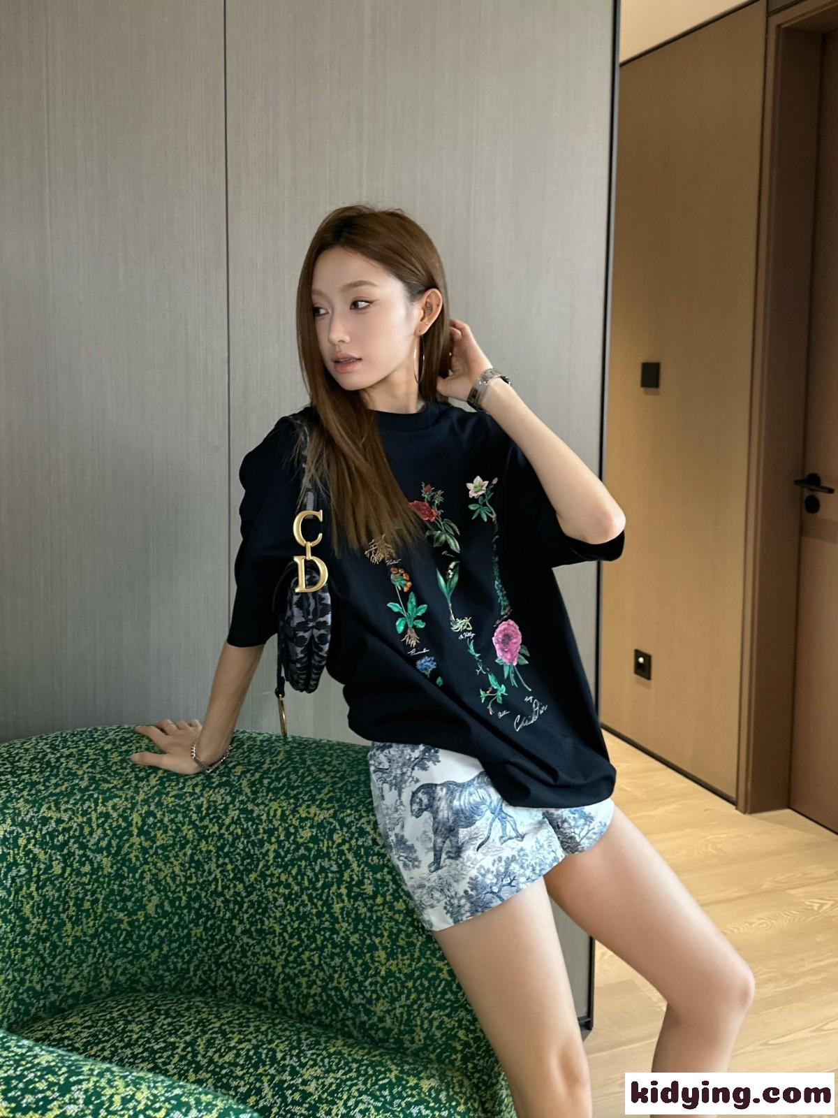 人気 ユニセックス 半袖Tシャツ クリスチャン・ディオール Tシャツ コピー ブラック-4