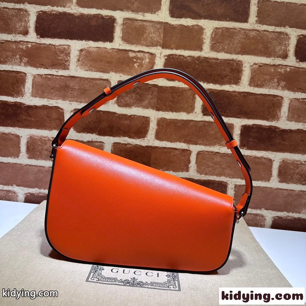 新作~グッチ ホースビット 1955 スモール ショルダーバッグ スーパーコピー オレンジ-2