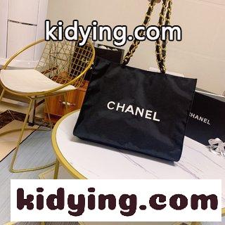 シャネルChanel 帆布買い物袋 独占実写 新品 シャネル買い物袋 コーナーのヒット ショーウインドー 好きな女性はしっかりと自留します-3