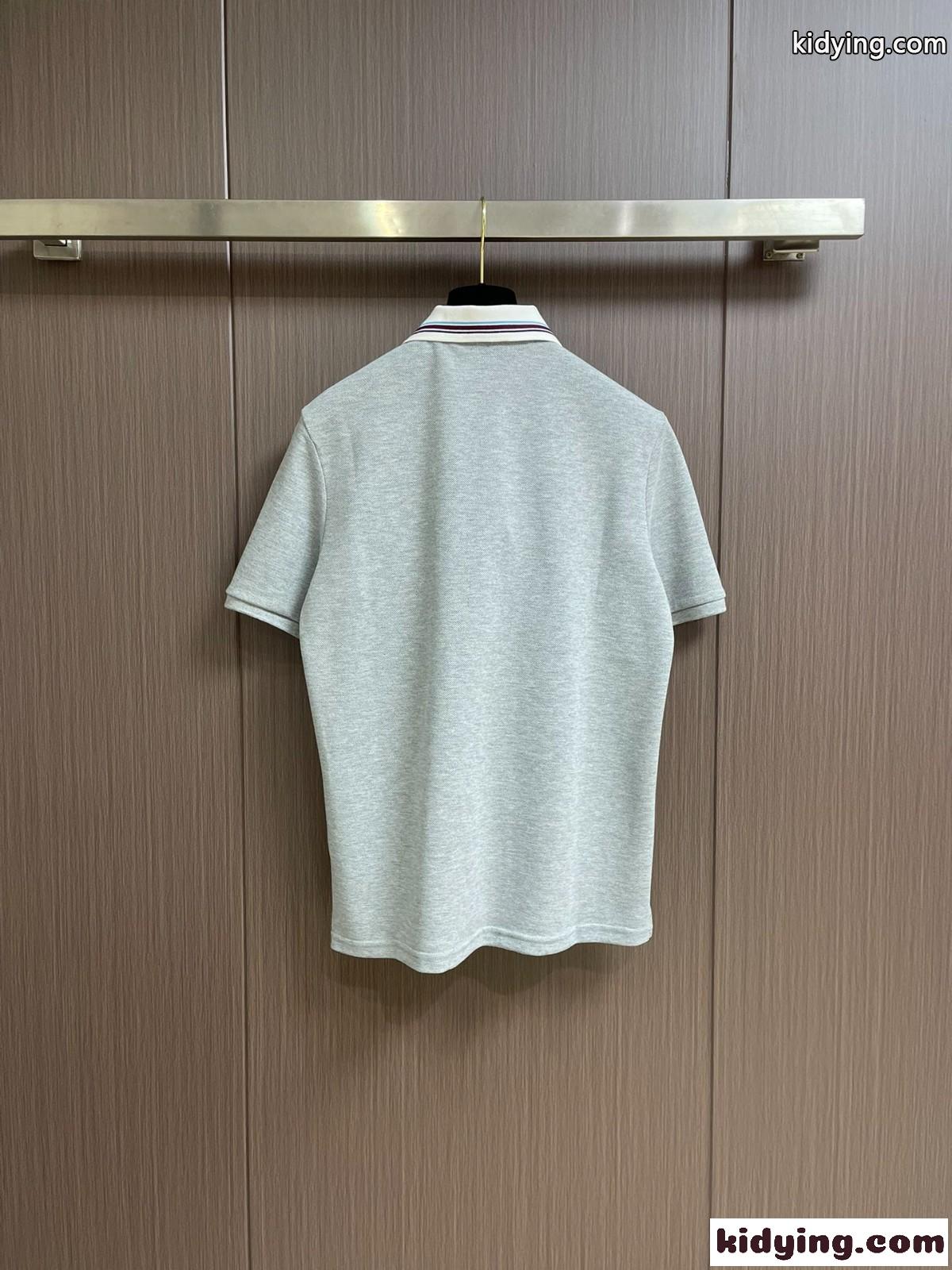 カジュアル 上品 刺繍入り コットン 半袖ポロシャツ グッチ Tシャツ コピー トップス-2