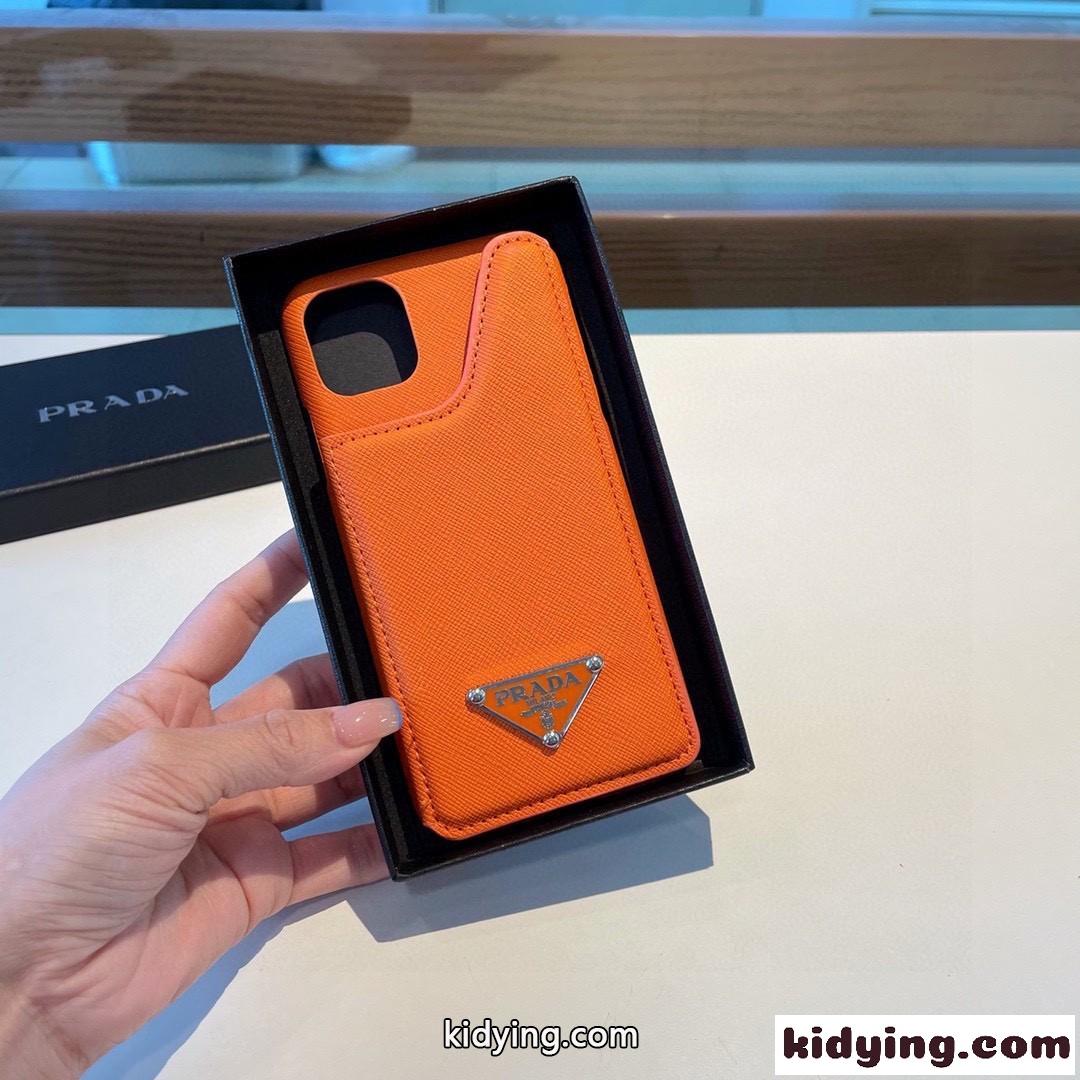 シンプル 上品 カード収納 プラダ スマホケース コピー アイフォンケース-0